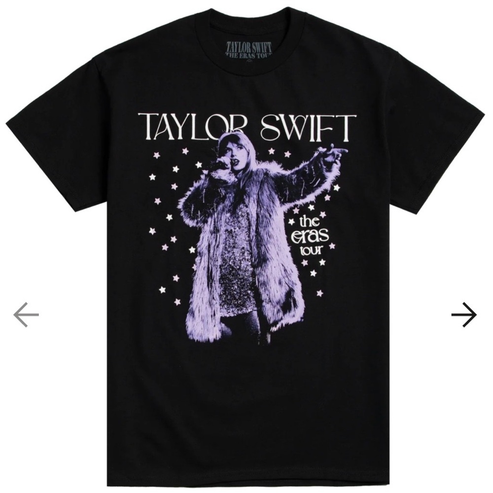 Taylor Swift Eras Tour Tee NEW Official Merch Graphic Photo T Shirt Stars XXL
